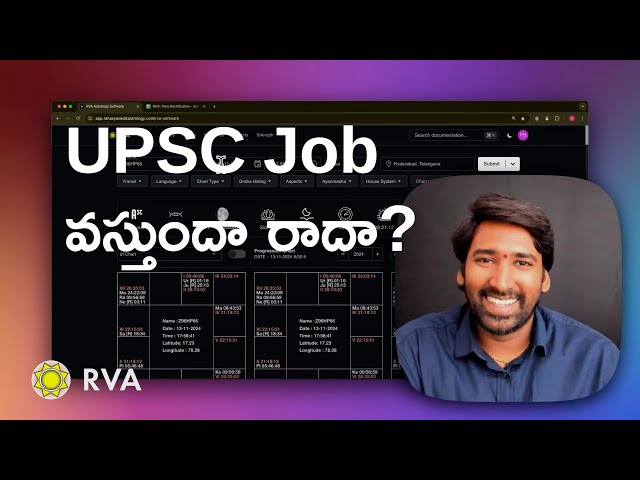 When Will I Crack UPSC? Govt Job Astrology | Learn Astrology in Telugu