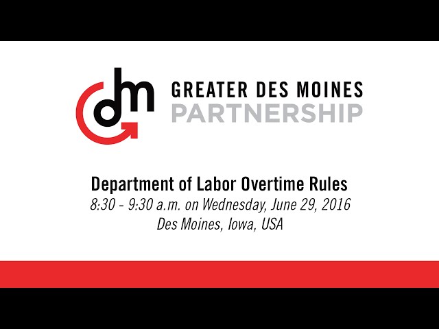 Presentation: Dept. of Labor Overtime Rule Changes