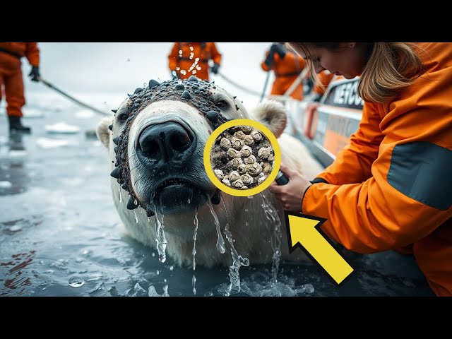 A Polar Bear RESCUED from Millions of Barnacles!