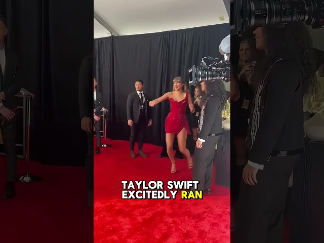 Taylor Swift RUNS to Hug Ink at the GRAMMYs! 🤯🎤