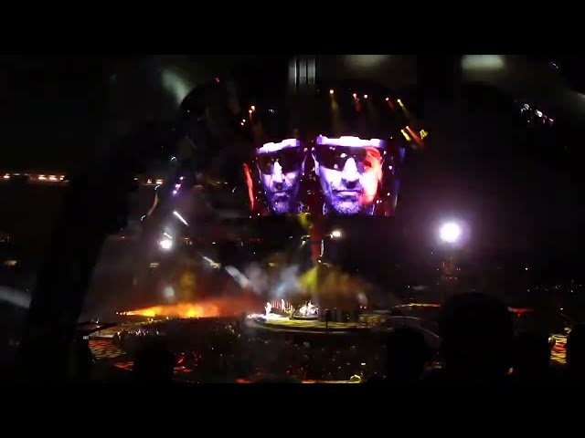 The LEGENDARY U2 360 Tour  - Las Vegas   Oct 23, 2009   Crazy Tonight Remix   clip