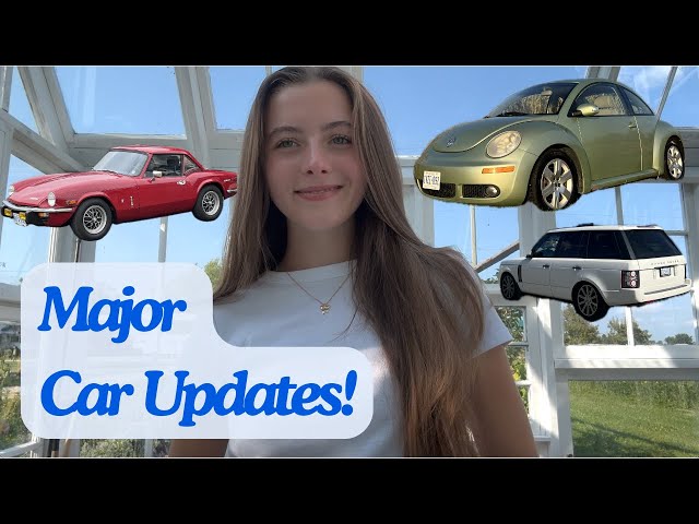 Major Car Updates!! Triumph Spitfire, VW Beetle and Range Rover