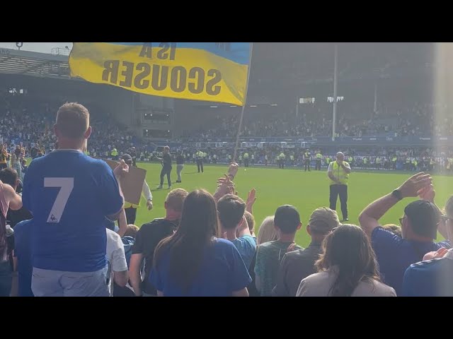 Everton lap of appreciation. 11.5.24