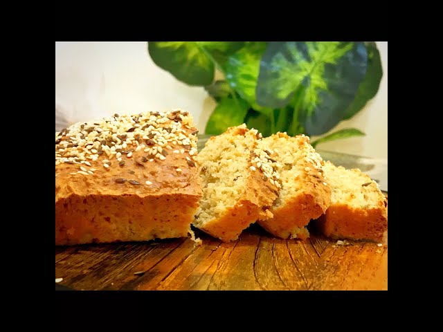 How to Make Easy and Healthy No Flour, Oats Bread In Air Fryer OR Oven.