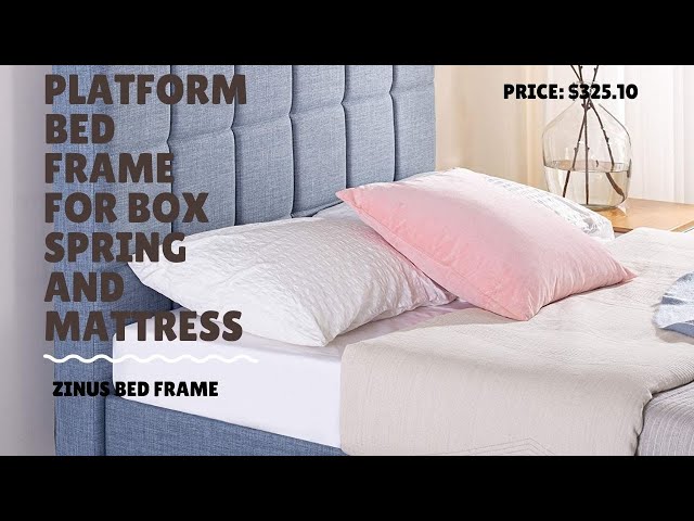 Best Lottie Platform Bed Frame  | Mattress Foundation  |  Wood Slat Support | 2021 | ZINUS