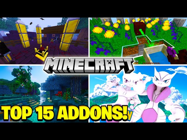 🔥TOP 15 MELHORES ADDONS PARA SEU MINECRAFT BEDROCK!(MCPE/MINECRAFT PE) Part  2