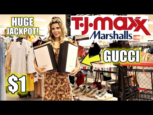 LUXURY SHOPPING AT TJMAXX & MARSHALLS! (Gucci, Louis Vuitton, & MORE!)