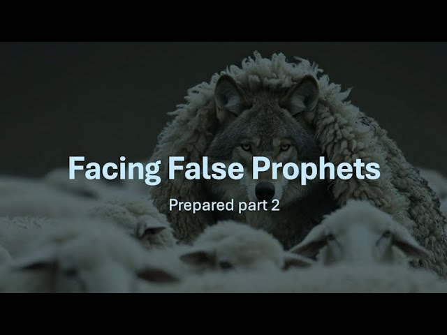 Prepared (part 2) Facing False Prophets   Elder Eric Walsh