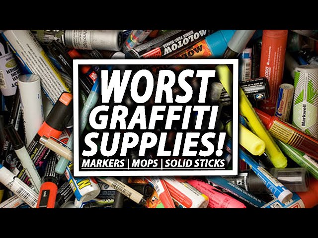 Top 5 WORST Graffiti Mops, Markers, and Solid Paint Sticks on the Graffiti Market