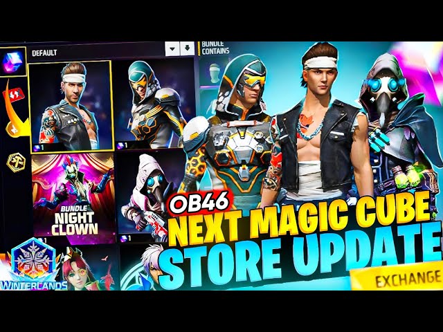 OB46 NEXT MAGIC CUBE STORE UPDATE 🤯Watch video till end 💓#magiccubestoreupdate #ob46updatefreefire