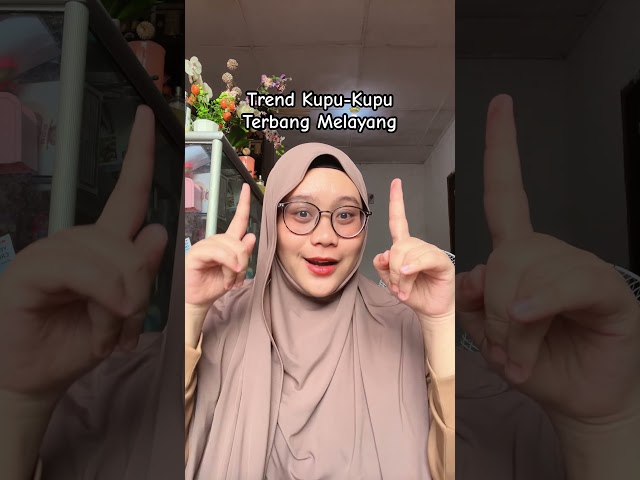 IKUT TREND KUPU KUPU TERBANG MELAYANG