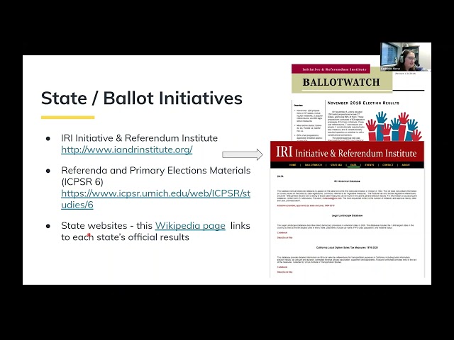 GODORT & PPIRS’s Webinar on US and International Elections