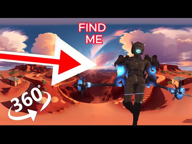 FIND  Skibidi Toilet. Plungerwoman  -  looking for a challenge 360° VR video