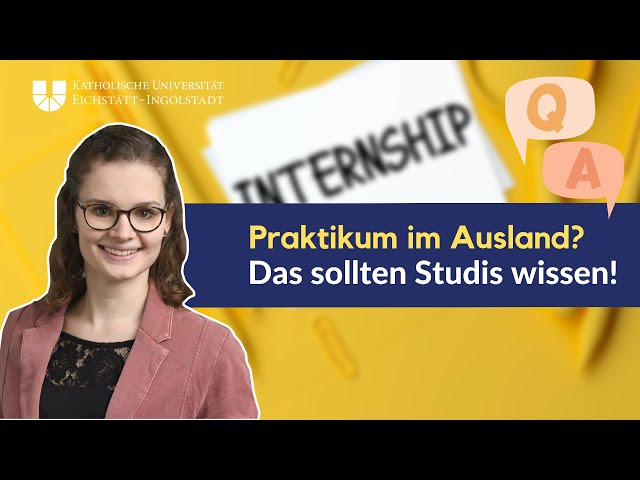 Praktikum im AUSLAND? Das sollten Studis wissen!