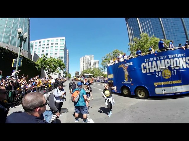 Warriors parade in 360