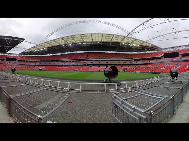 Stand pitchside at the home of football (360°/Virtual Reality)