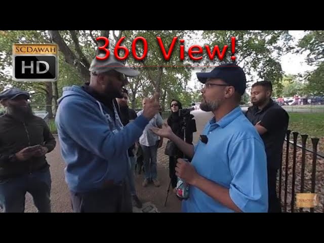 P1 - Blind Anger! (360!) 4K Hashim Vs Angry Christian | Speakers Corner | Hyde Park