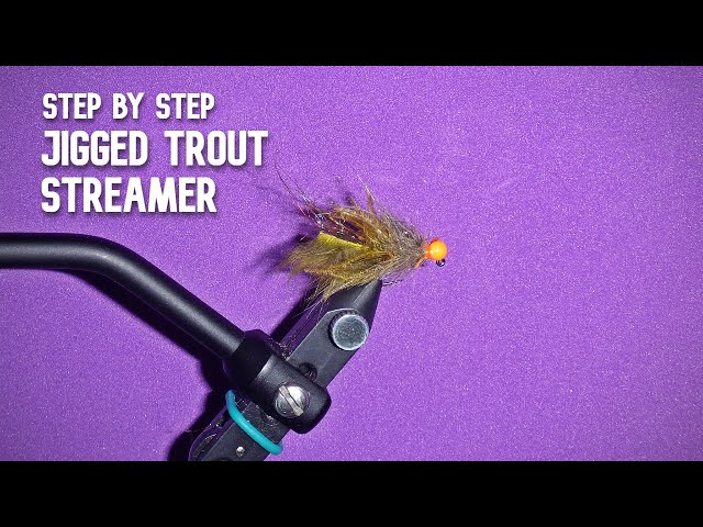 This Jigged Trout Streamer Works GREAT in the Winter- Fly Tying