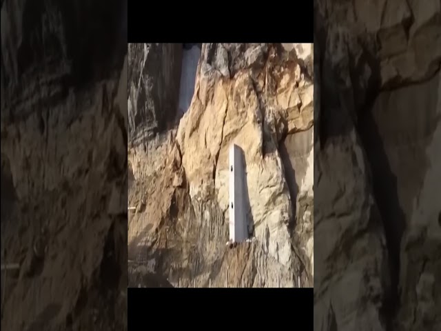 Most dangerous moment #danger #collapse #cliff #viral #shorts #newvideo