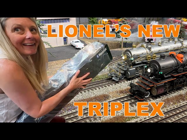 Lionel's New O Gauge Triplex Engine: Fun, Exciting, and Spooky!