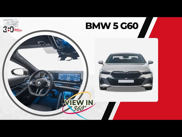 Virtual Drive BMW 5 G60 !! (360° VR Interior Experience)