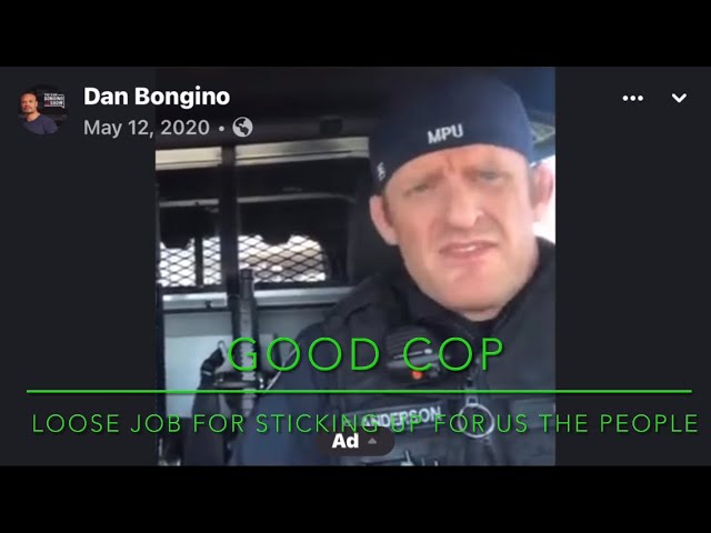 Good cop speak up for us and get screwed .