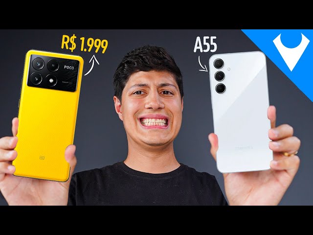 e agora? Galaxy A55 vs POCO X6 PRO qual o MELHOR COMPRAR? Comparativo