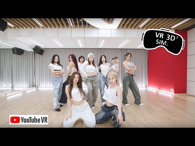 [VR] TWICE "Strategy" Choreo. Moving vr. (Simulated VR 3D)