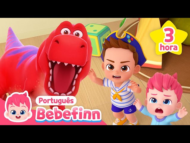 Rawr! Bebefinn Brinca com T-Rex 🦖 | Desenho | + Completo | Bebefinn em Português - Canções Infantis