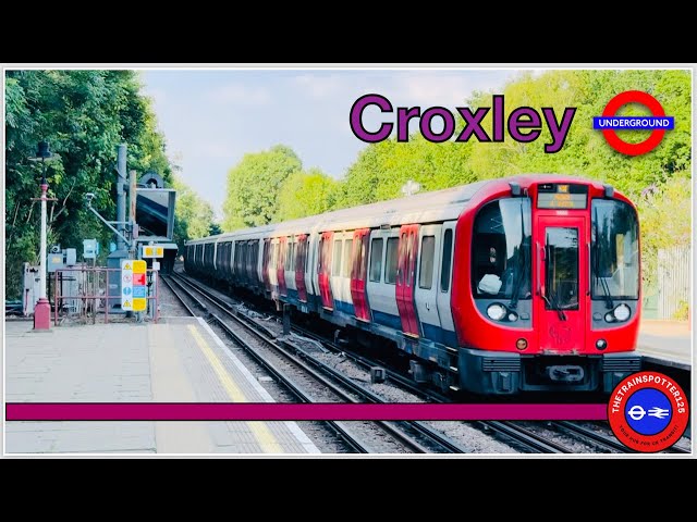 Metropolitan Line Trains at Croxley Station! - London Underground (26/06/2024)