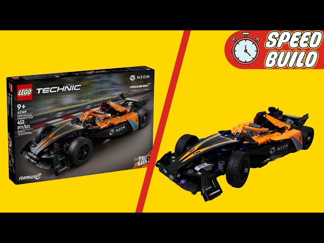 ULTIMATE LEGO Speed Build! NEOM McLaren Formula E Race Car Set