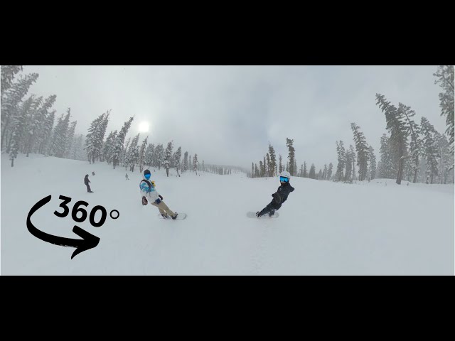 360 VR SNOWBOARD RUN