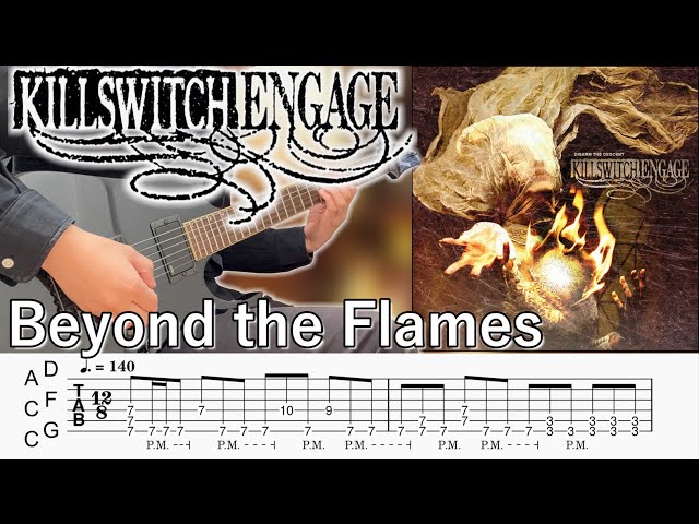 Beyond the Flames / Killswitch engage (screen TAB | guitar cover)