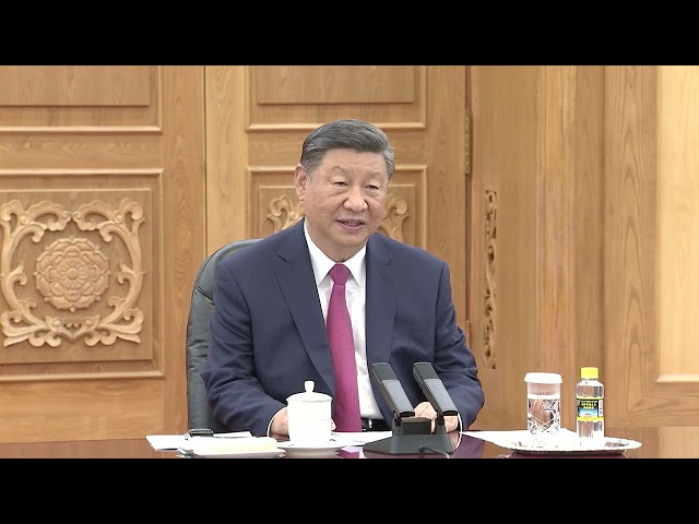 Xi Jinping, en conversaciones con el presidente de Zimbabue