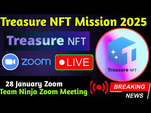 Treasure NFT Zoom meeting live | Team Ninja Treasure NFT Zoom | Treasure NFT Zoom Meeting Live Today