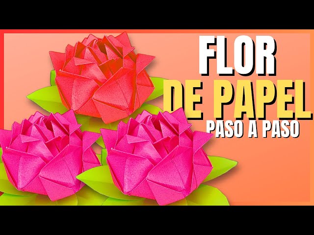 HERMOSA Flor de Papel 🌹 Especial San Valentín!