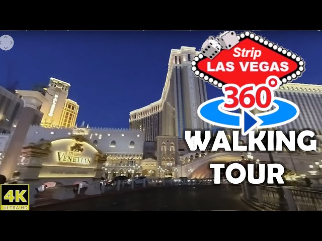 4K Las Vegas Strip Walking Tour 360 | Venetian to Bellagio Garden | Showgirls | #subscribe #thankyou