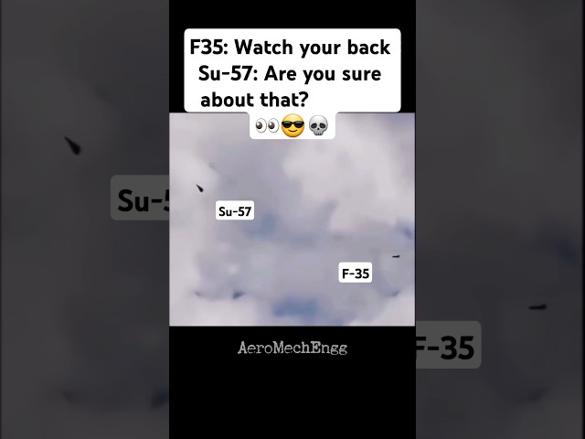 F-35 vs Su-57: Who’s the REAL Stealth King? 👑 #AviationDrama