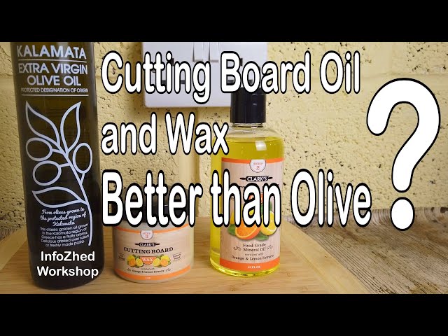 Cutting Board Care - Olive or Mineral oil ?