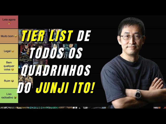 TIER LIST com TODOS os mangás do JUNJI ITO que saíram no Brasil!