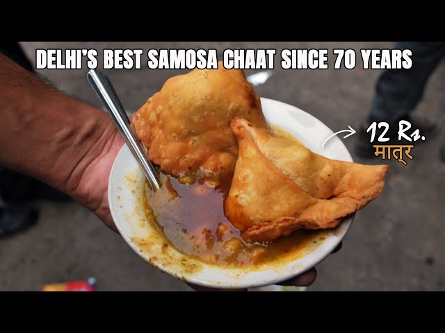 Banke Bihari Samose Wale | Delhi's Best समोसा Chaat in Paharganj | Best Delhi Street Food!