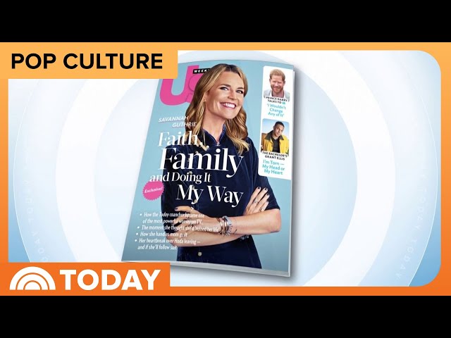 See Savannah Guthrie on cover of Us Weekly