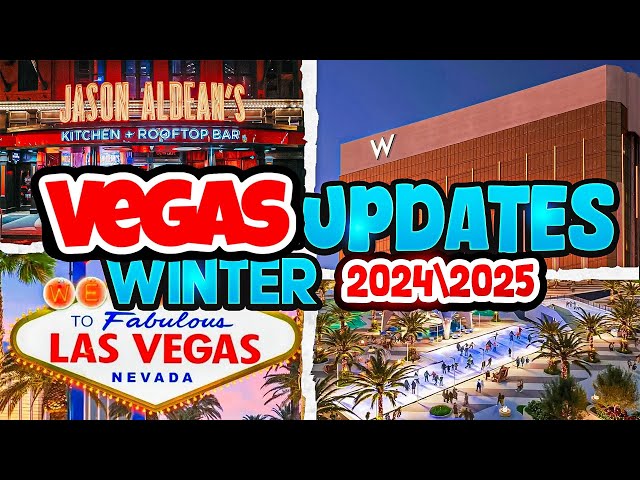 BIG things happening in VEGAS this winter!  When are you going?!?  #vegasnews #vegasupdates 2024-25