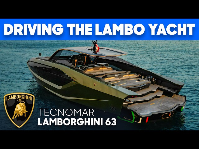 🚀Tested: Best Lamborghini Yacht - FASTER than Conor McGregor’s - Test, Tour & Review