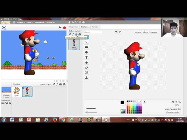 ANIMACION BASICA DE MARIO BROS 2 |Scratch 2