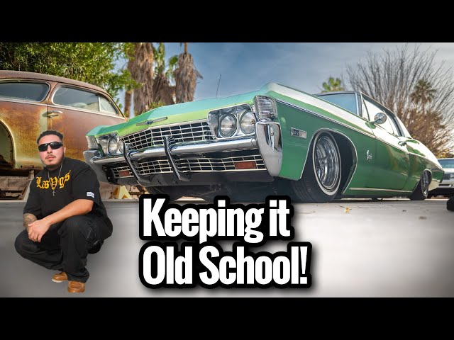 Blvd Classics: Old School Lowrider on Air Bags & Cragar Wheels! 1968 Impala! Ep. 5 (Lowrider Blvd)