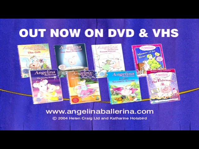 Angelina Ballerina - VHS & DVD Advertisement (UK)