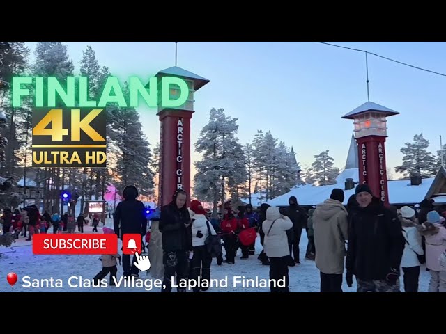 Exploring Santa Claus Village: A Magical Walk in Lapland, Rovaniemi Finland