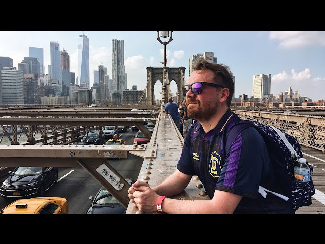 WALKING THE BROOKLYN BRIDGE