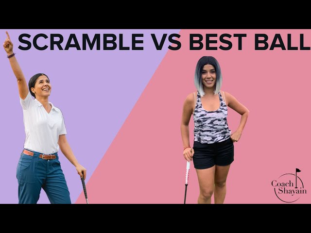 Scramble Golf vs Best Ball | Four-Ball Golf | Golf Tournament Formats